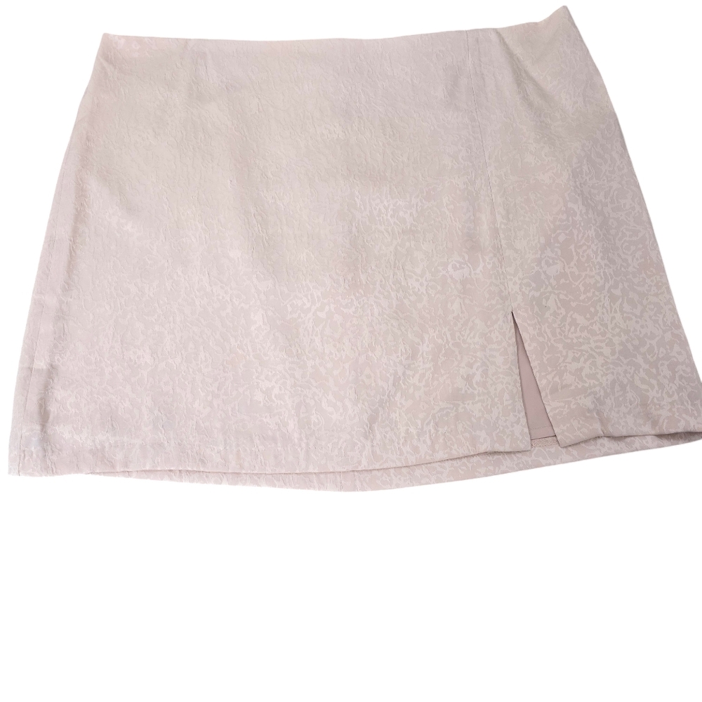 House of Harlow 1960 Light Pink Feminine Floral Print Mini Skirt Size XL
